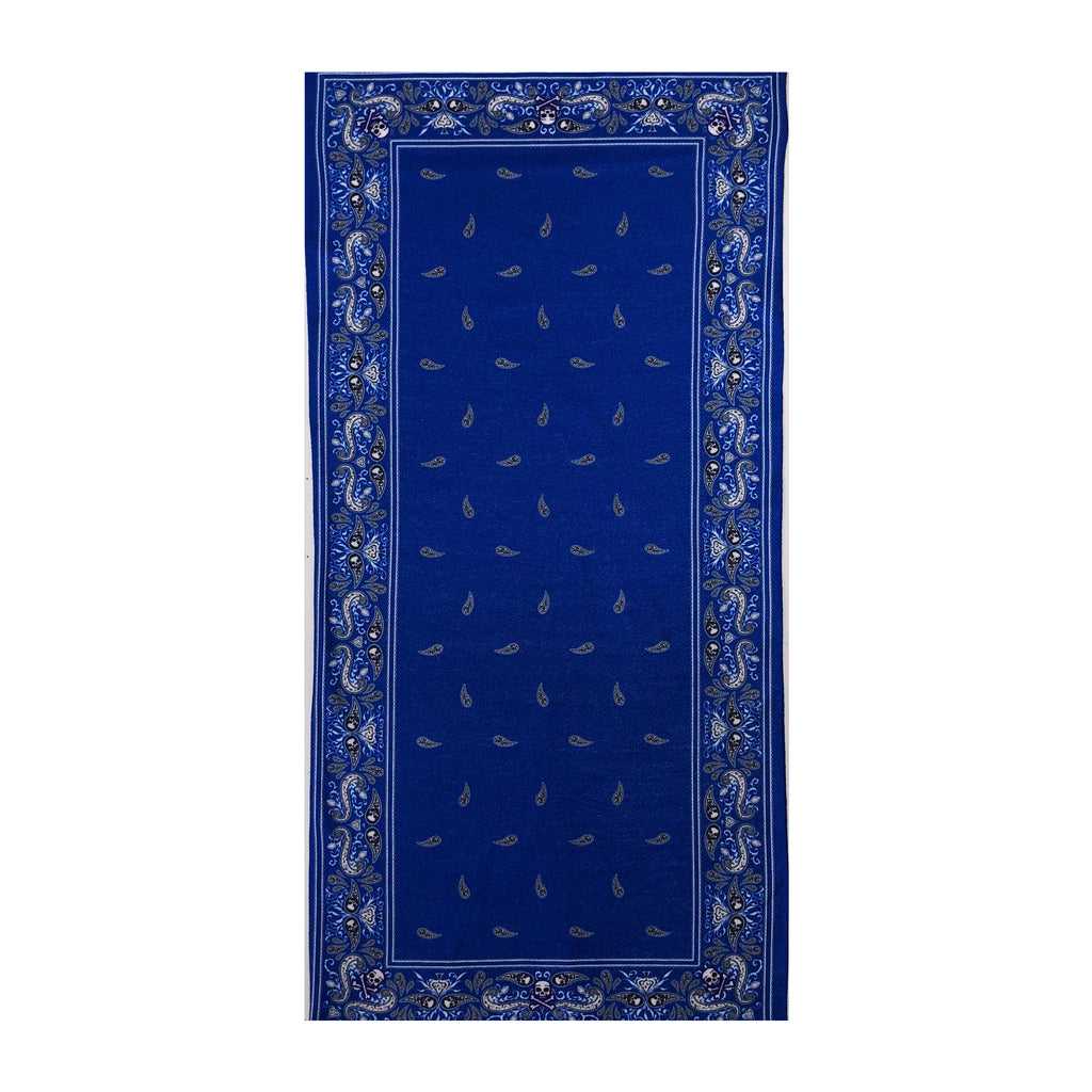 Facemask with Paisley Print - Blue Multifunctional