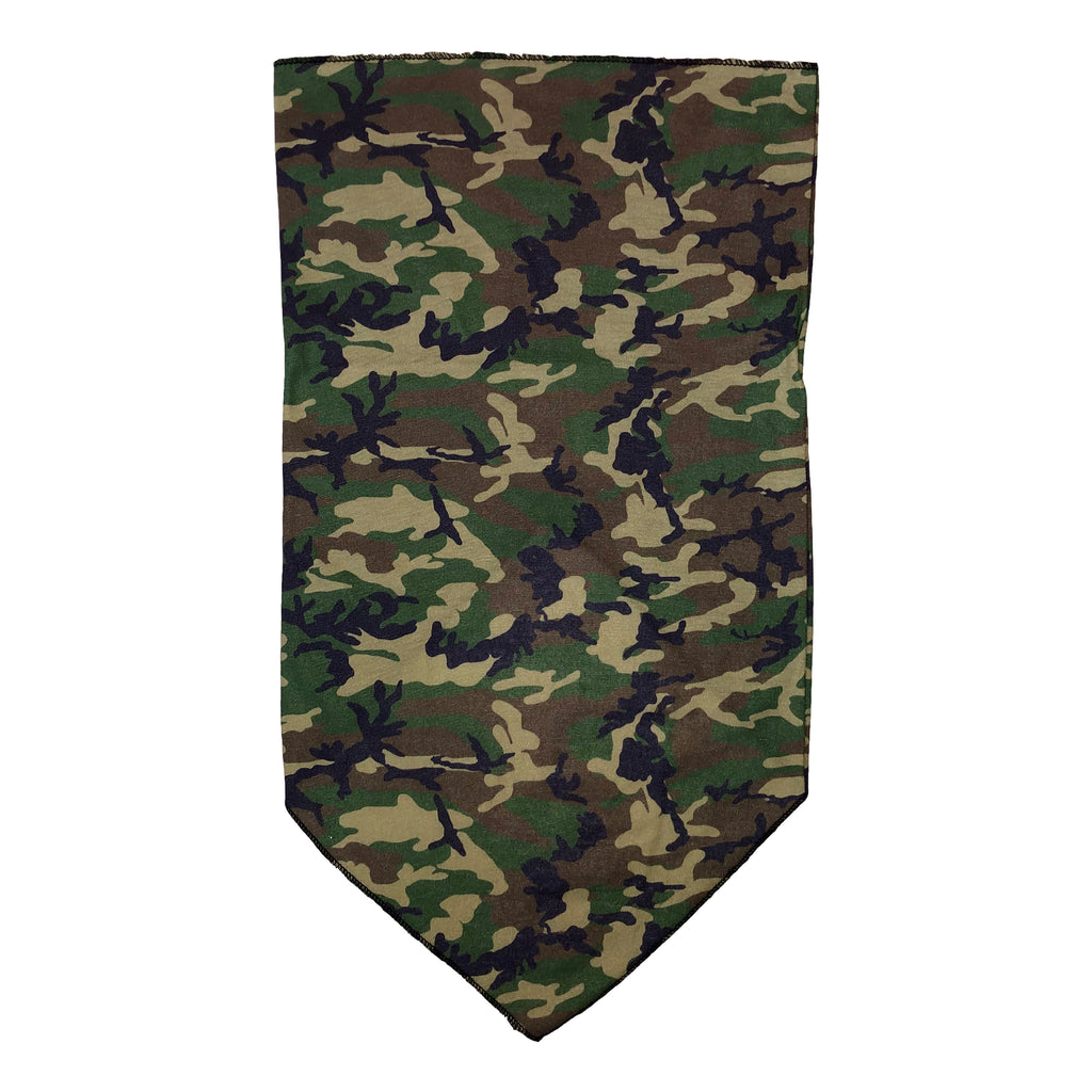 Facemask with Camouflage Background