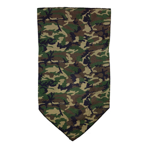 Facemask with Camouflage Background