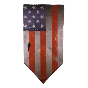 Facemask with Vintage American Flag