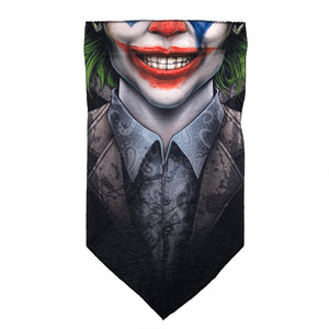 Facemask with Joker Wearing a Suite