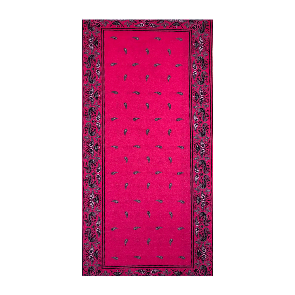 Facemask with Paisley Print - Pink Multifunctional
