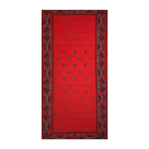 Facemask with Paisley Print - Red Multifunctional