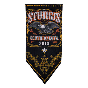 Facemask for Sturgis 2019 with Eagle Background